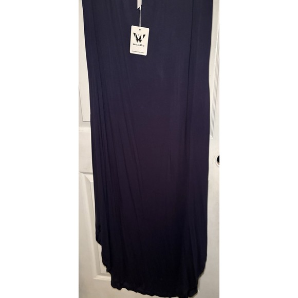 White Mark Women's Maxi Summer Dress Style No. PS3101 Color: Navy. Size 3XL NWT - Picture 5 of 6